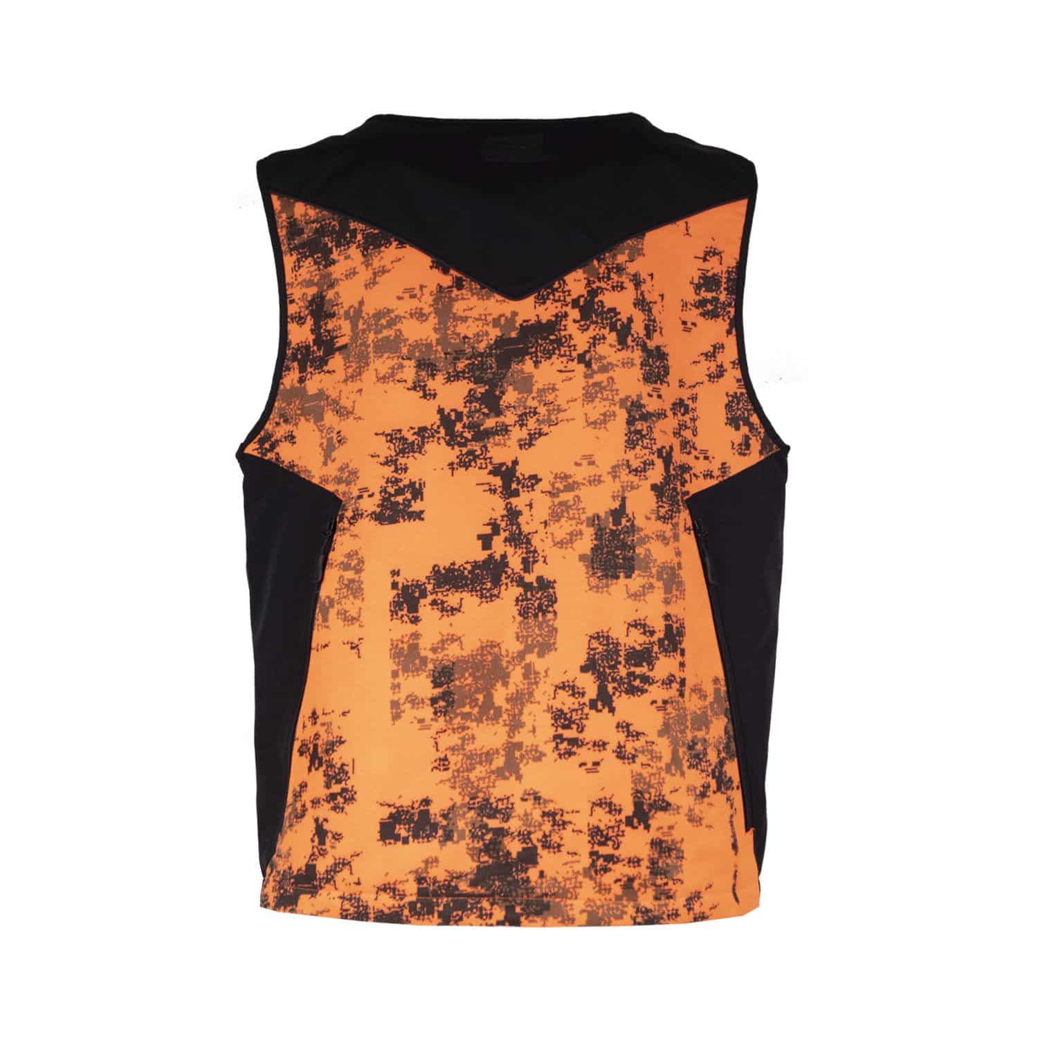 Repo Extreme Halla Orange xFade metsästysliivi takaa kuvattuna
