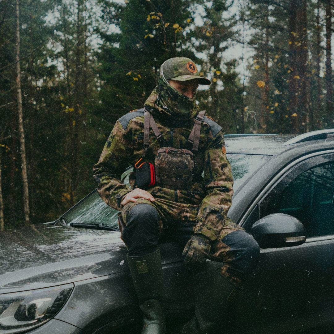 Alpha G2 xFade jaktdräkt (kort benlängd)