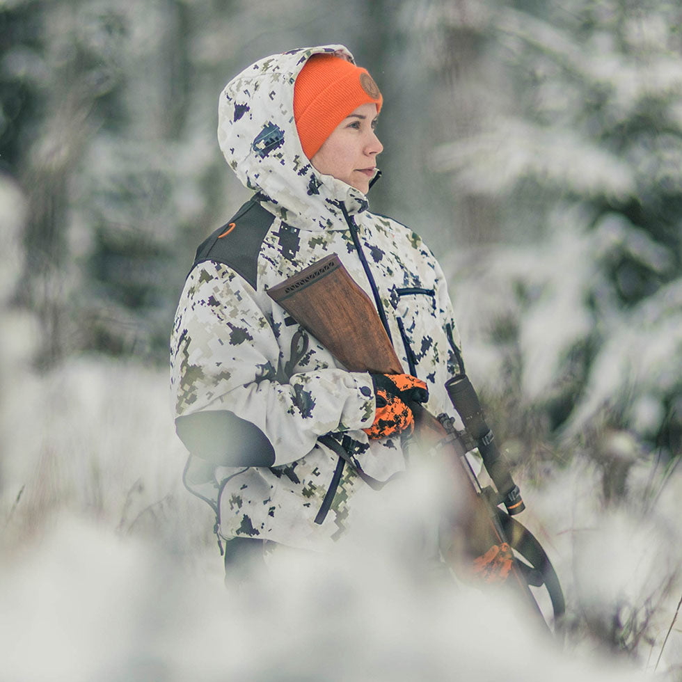 Naruska lumicamo metsästystakki