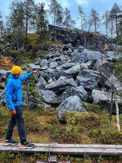 Nokko Blue ulkoilutaki miehille ja Ailakki puuvillapipo keltainen (1)