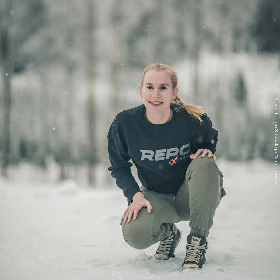 Repo Crewneck college naiselle