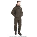 Karelia Forest Green hunting suit on a model