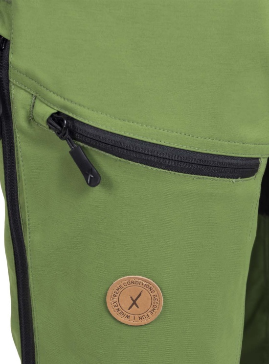 Nokko Green outdoor trousers for men details