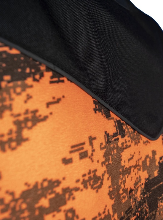 Halla Orange xFade hunting vest reflector detail