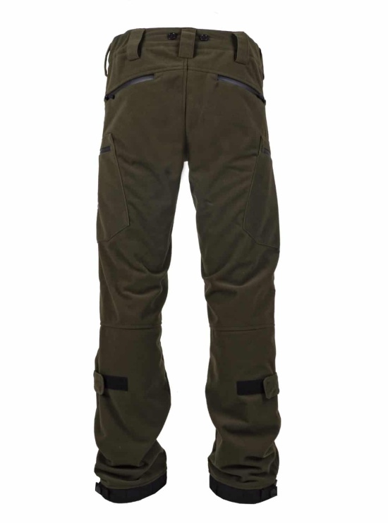 Karelia Forest Green hunting trousers from the back