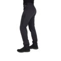 Nokko Black outdoor trousers for men shown from the side