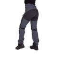 Nokko Grey women's outdoor trousers from the back on a model