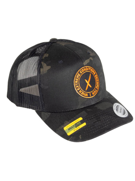 Repo mesh cap from the side