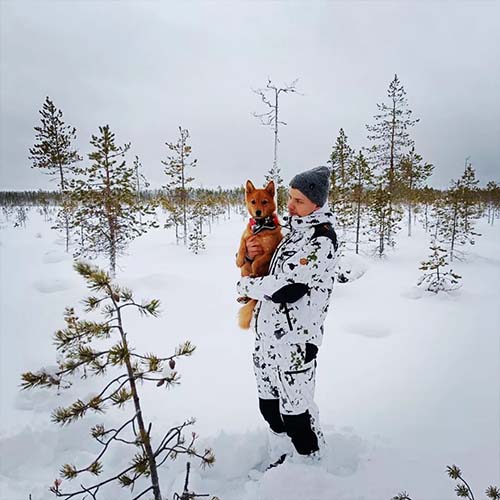 Naruska snowcamo hunting suit